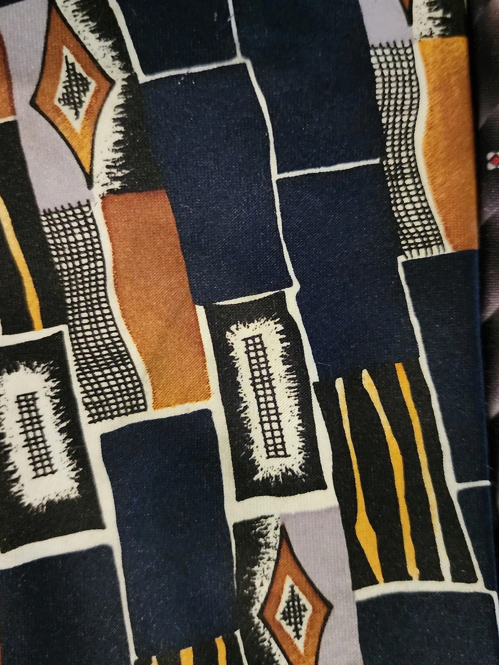 3pc Men’s Tie Lot Henry Grethel Fanstyle Paris Silk Polyester Geometric